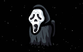 被这个追很有压迫感吧w？恐怖电影《Scream》将与《Among Us》进行联动合作，推出「Ghostface」服饰造型。