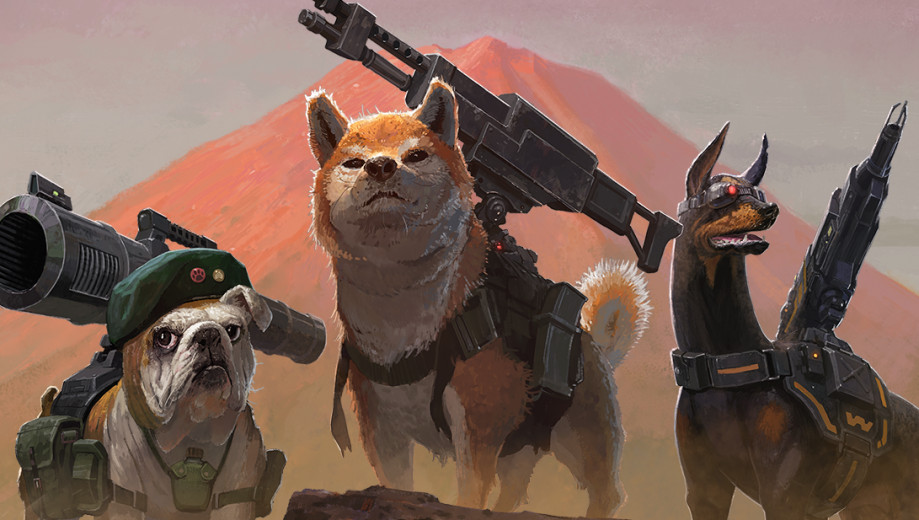 有柴犬就给赞。扮演狗狗射击游戏《Metal Dogs》正式宣布将在 2022 年 4 月 8 日登陆 PS4 / NS 平台。