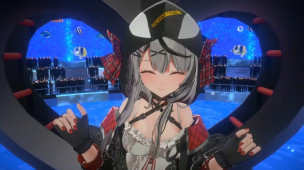 这就是欧派的力量吧。「HoloLive」旗下六期生成员「沙花叉库洛艾」初次 3D 直播色气满满。