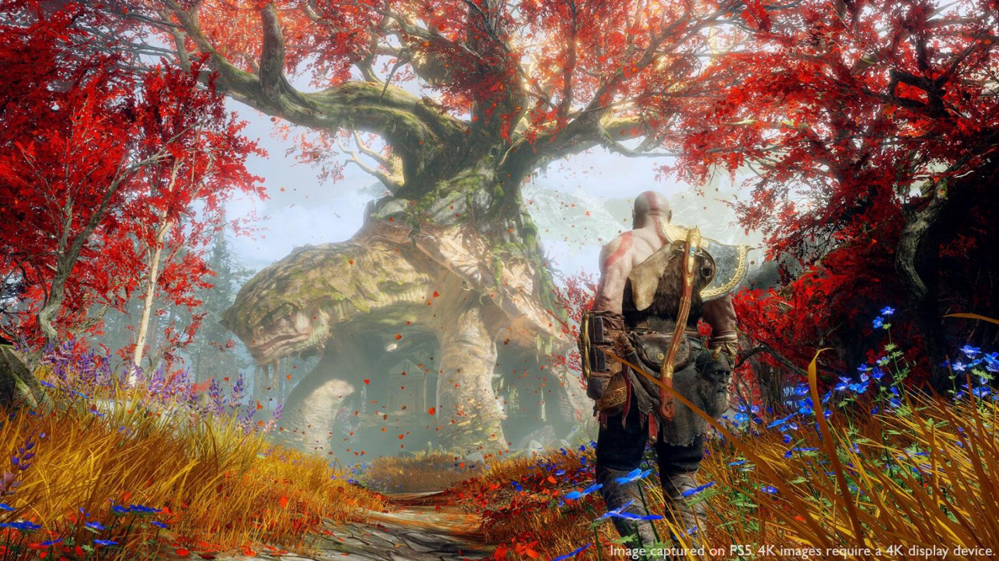 《God of War》即将发布免费更新补丁，增强 Playstation 5 的性能体验，支持 4K 60 FPS！