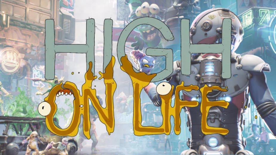 无厘头作品w。科幻射击游戏《High on Life》正式宣布将在 2022 年 10 月 25 日发售，登陆 PS4 / XB1 / PC 平台。