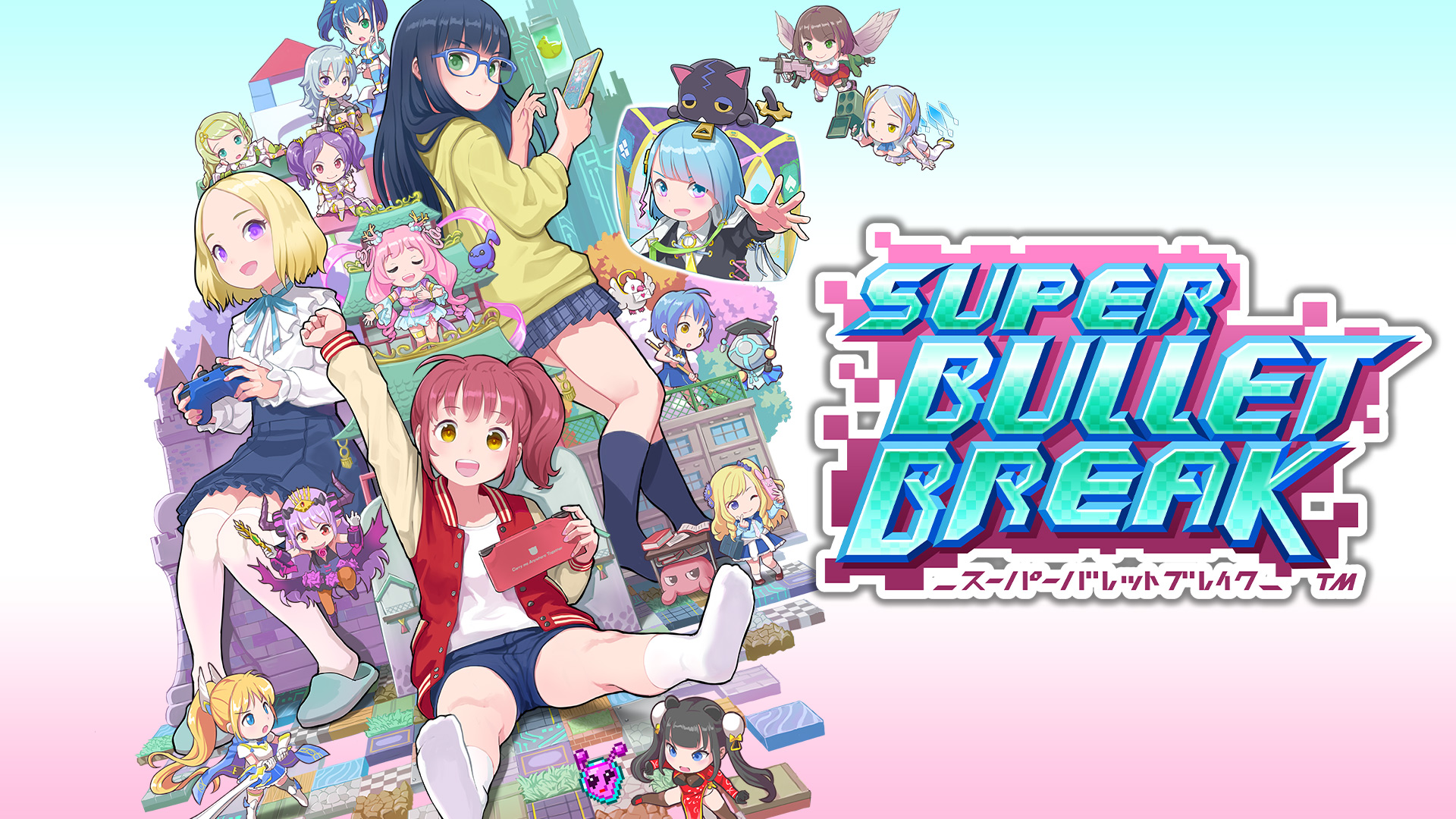 美少女牌组构建游戏《Super Bullet Break》具体发售日正式公布，预定将在 8 月 12 日发售！