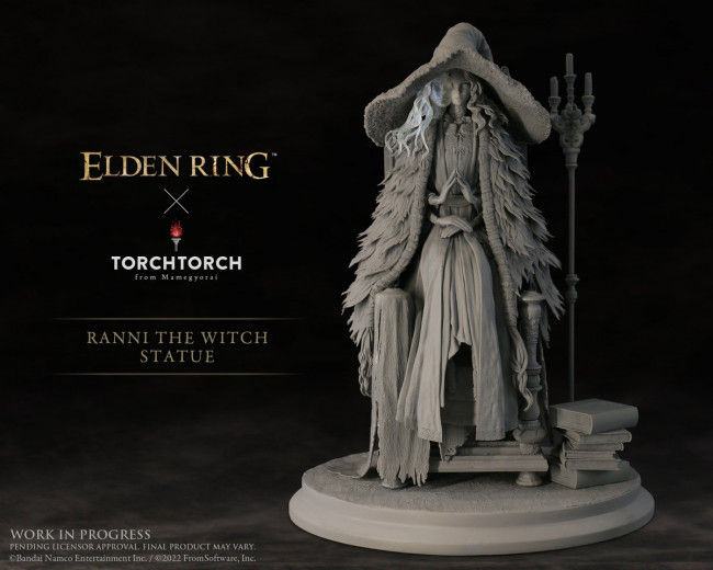 为拉妮，我变成狼人模样！日本 TORCH TORCH 厂商将推出《Elden Ring》角色“魔女拉妮”雕像！