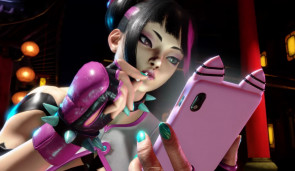 颜色超酷炫。《Street Fighter 6》最新宣传影片公开，人气角色「JURI」与新角色「Kimberly」即将登场！