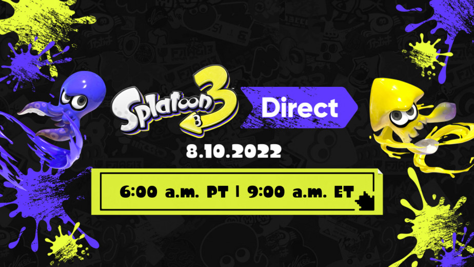 不知道会公布什么呢。《Splatoon》系列最新续作《Splatoon 3》直播会面将在 8 月 10 日举行！