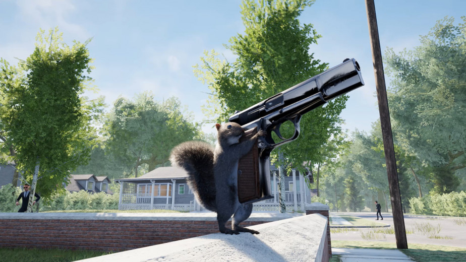 松鼠都会开枪了！无厘头游戏《Squirrel with a Gun》公开新实机预告片，确定登陆 PC Steam 平台！