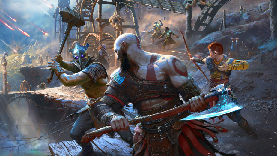 外媒公开《God of War Ragnarök》独家实机预告片，战斗机动性增加，可为武器注入冰或火元素！