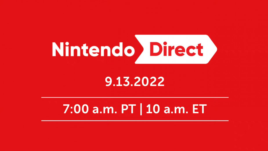 准备好了吗？任天堂最新一期「Nintendo Direct」直播会面宣布将在 2022 年 9 月 13 日举办！