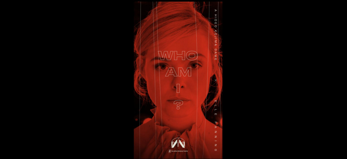 小岛工作室「WHO AM I」神秘海报公开！确定是旗下游戏新作将与演员 Elle Fanning 合作！