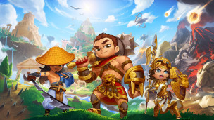 娇小可爱的神明们。第三人称动作游戏《Divine Knockout》正式宣布预定将在 12 月 6 日推出！