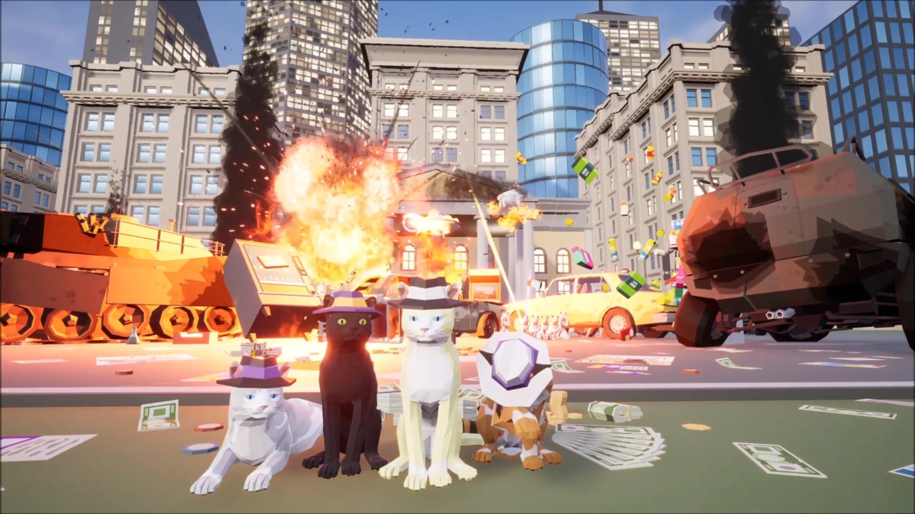 猫猫打劫？《Heist Kitty: Cats Go a Stray》正式发表，猫猫元素结合 GTA 玩法！