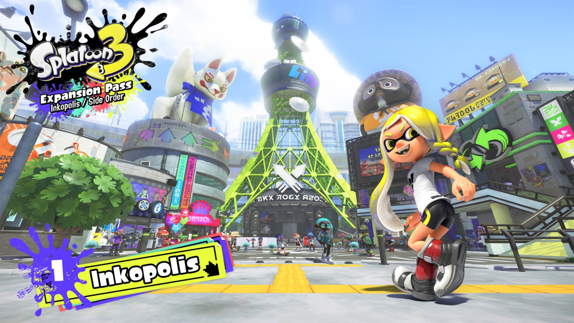 Wave one of Splatoon 3 Expansion Pass landing in Spring 2023, features the return of Inkopolis