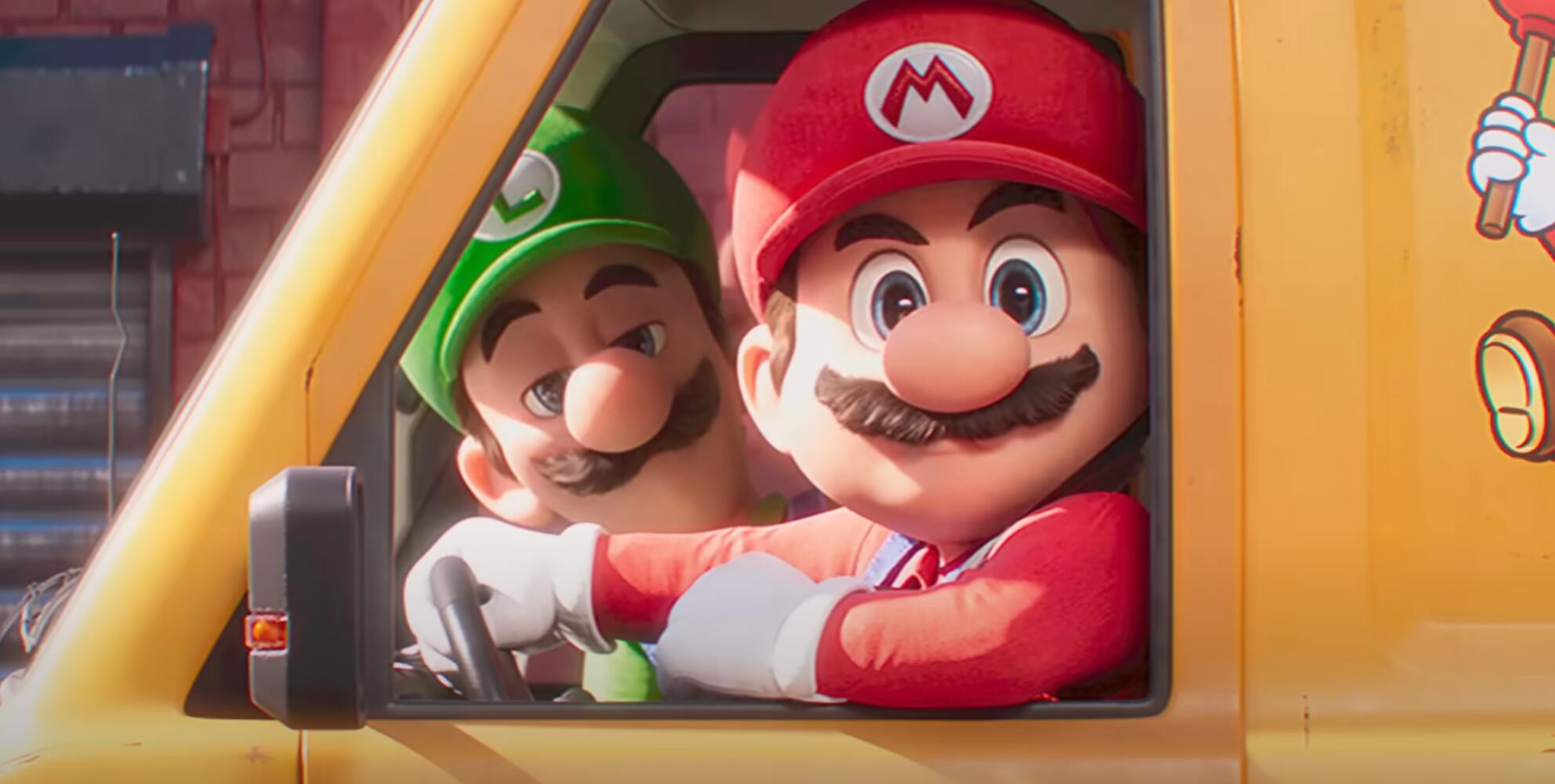 The Super Mario Bros. Movie released Super Bowl trailer, Mario and Luigi has taken up plumbing business