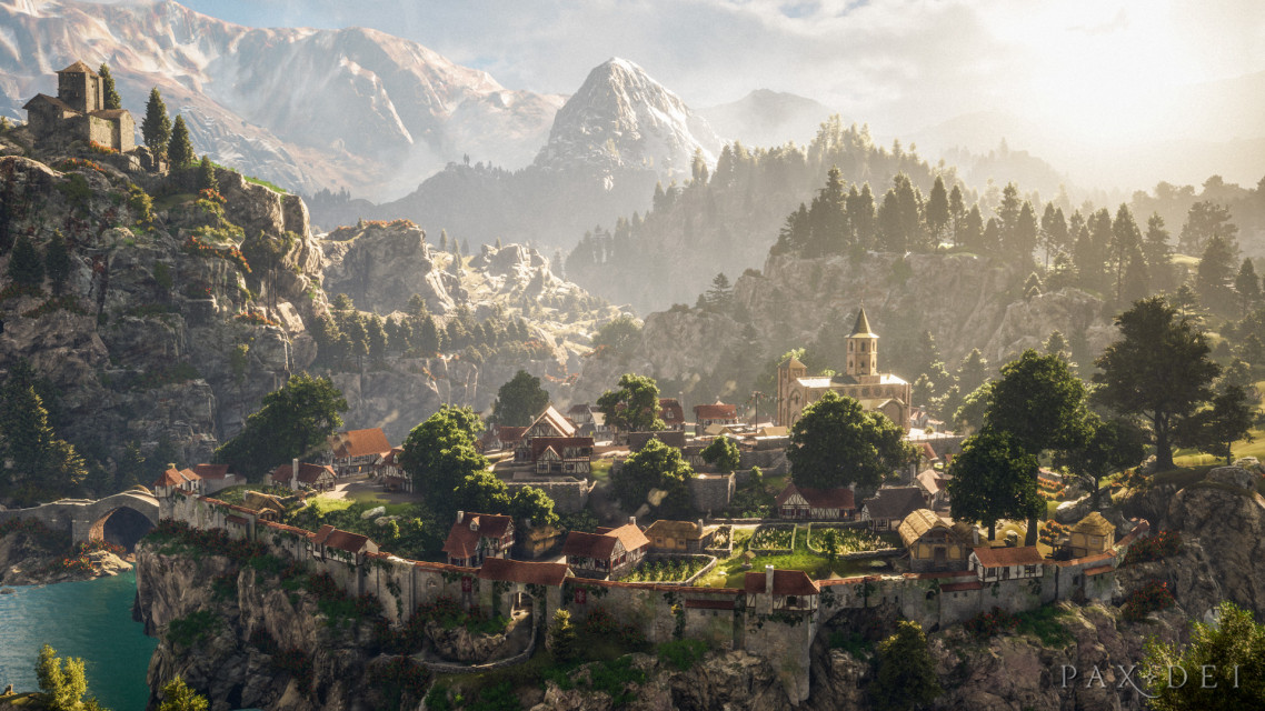 Unreal Engine 5 MMORPG Pax Dei announced, featuring extensive sandbox freedom and player-driven economy