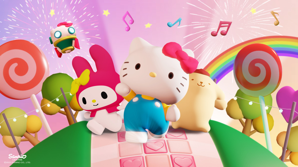 猛男最爱。音乐节奏游戏《Hello Kitty and Friends: 幸福大游行》即将在 4 月 13 日登陆 NS 平台！