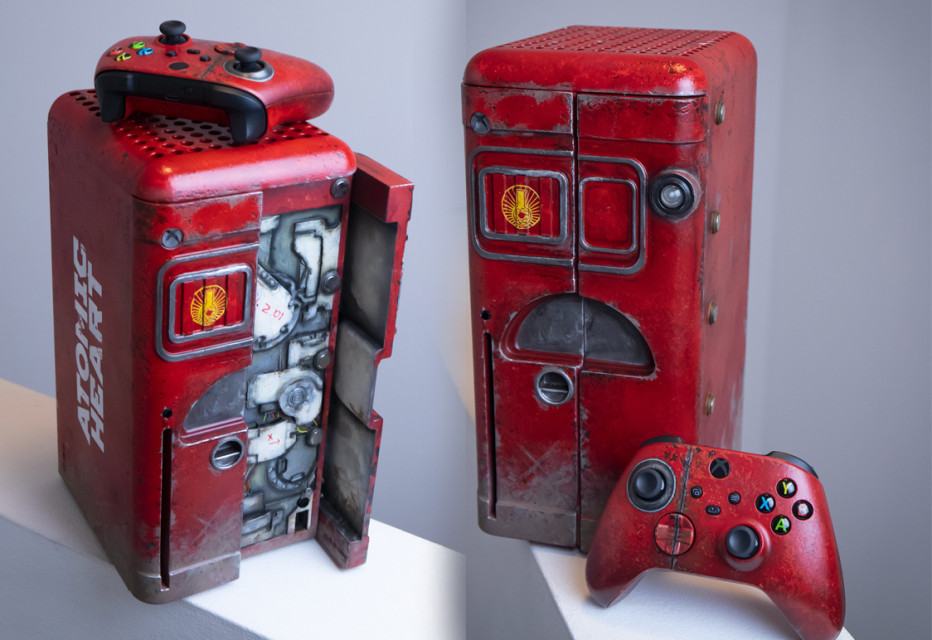 亲爱的你来啦？《原子之心》骚话冰箱「诺拉」限定版 Xbox Series X 主机外观公开！