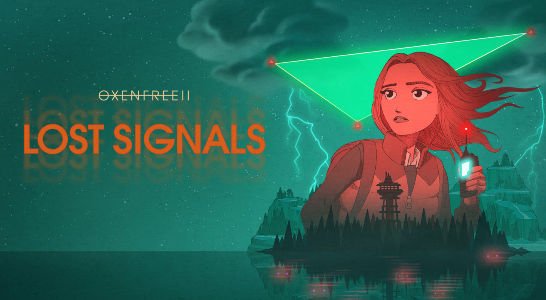 《Oxenfree》续作《Oxenfree II: 失落的信号》全新宣传影片公开，预定在 7 月 12 日发售！