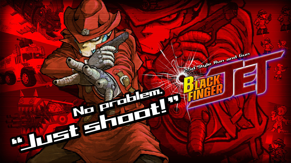 横向卷轴动作射击游戏《Black Finger JET》正式发表，计划登陆 PC 平台！