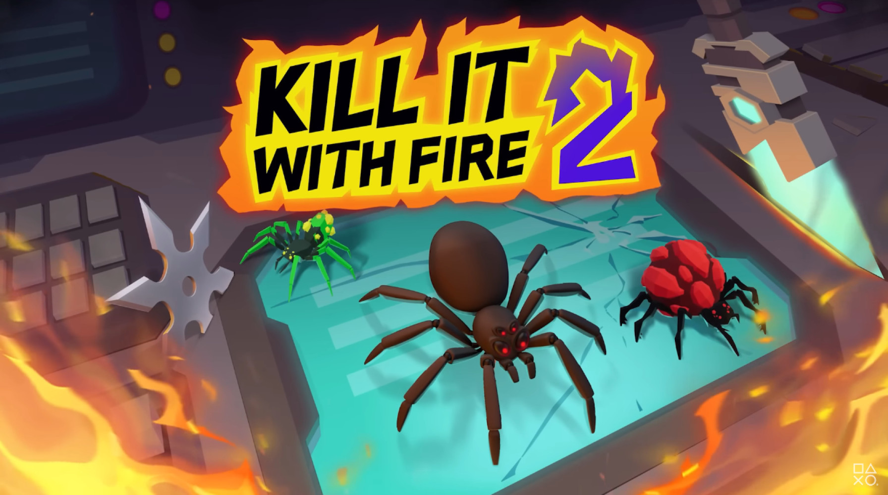 蜘蛛侠不是很开心。灭蛛模拟器《Kill It With Fire 2》正式发表！