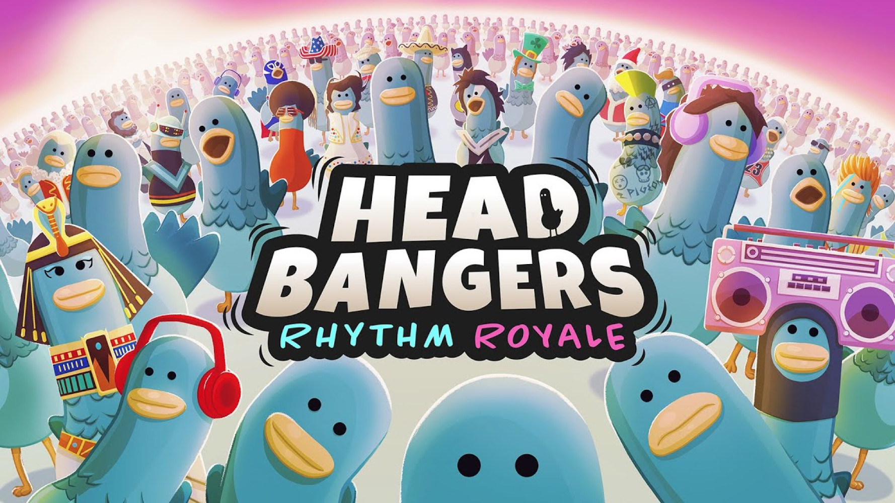 超可爱的节奏大逃杀《Headbangers Rhythm Royale》正式宣布即将在 10 月 31 日发售！