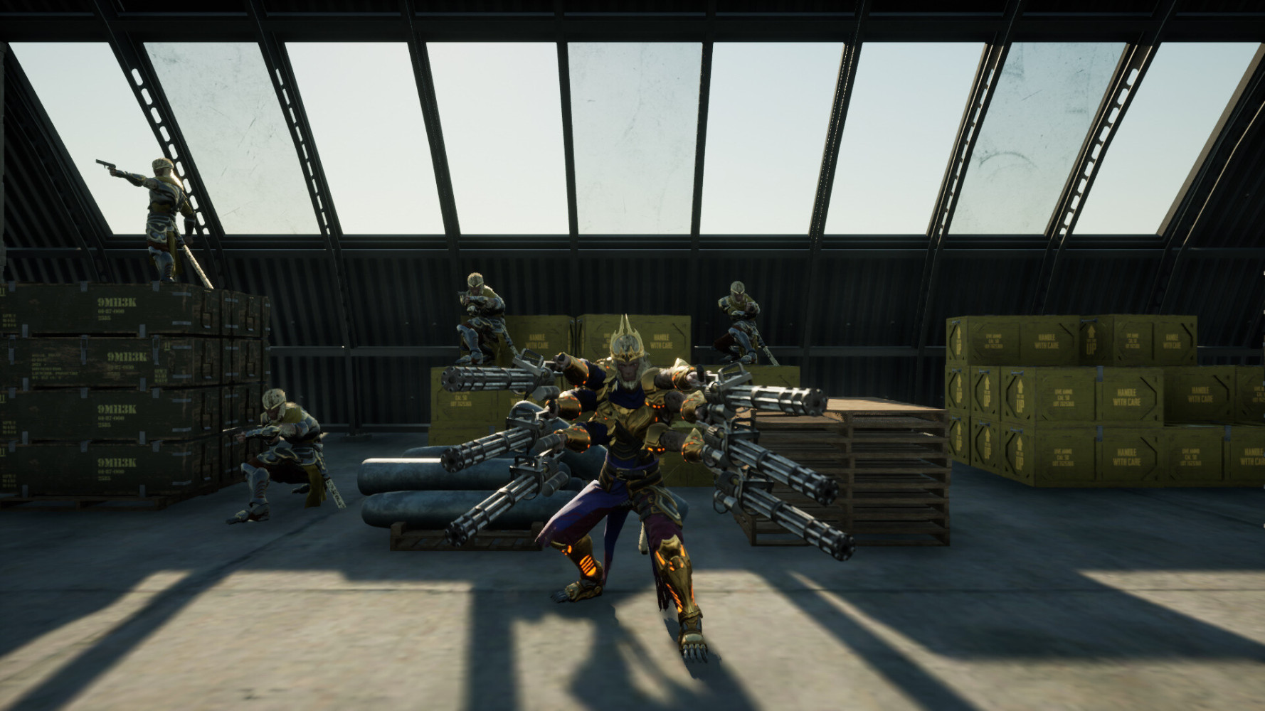 Wukong with modern guns?! Black Gunner Wukong launching on Steam