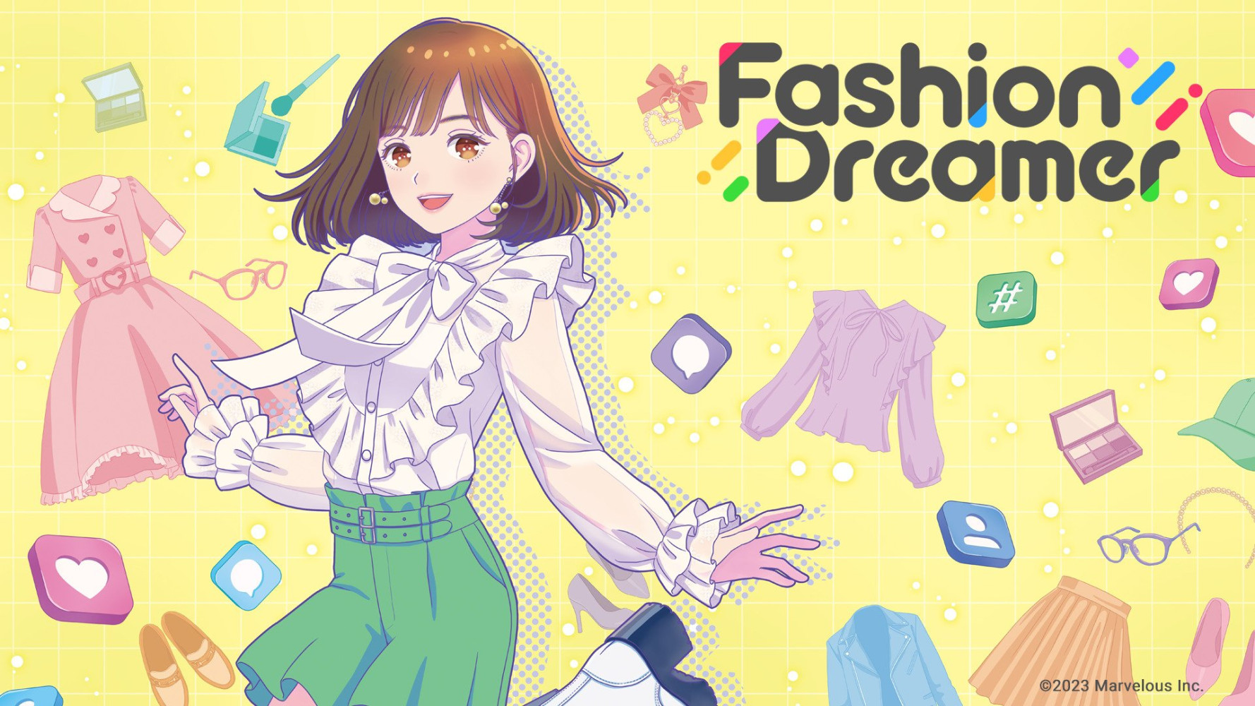 追求时尚。《Fashion Dreamer》游戏介绍影片公开，预定在 11 月 2 日推出！