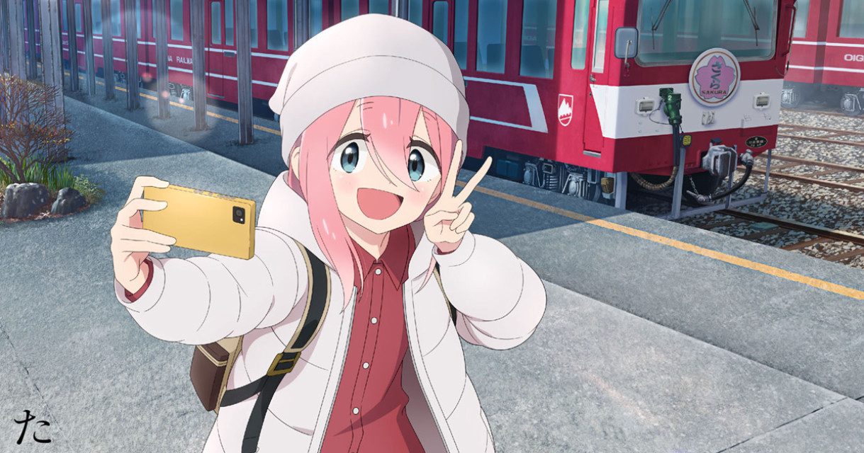 Laid-Back Camp season 3 shares new Nadeshiko Kagamihara visual!