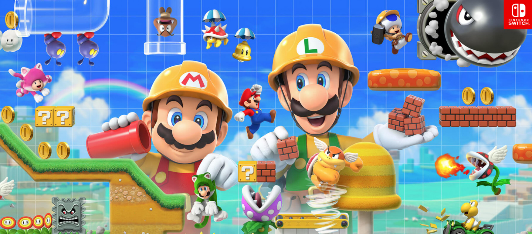 《Super Mario Maker 2》全球玩家自创关卡数量突破 2600 万，一个游戏多种体验。
