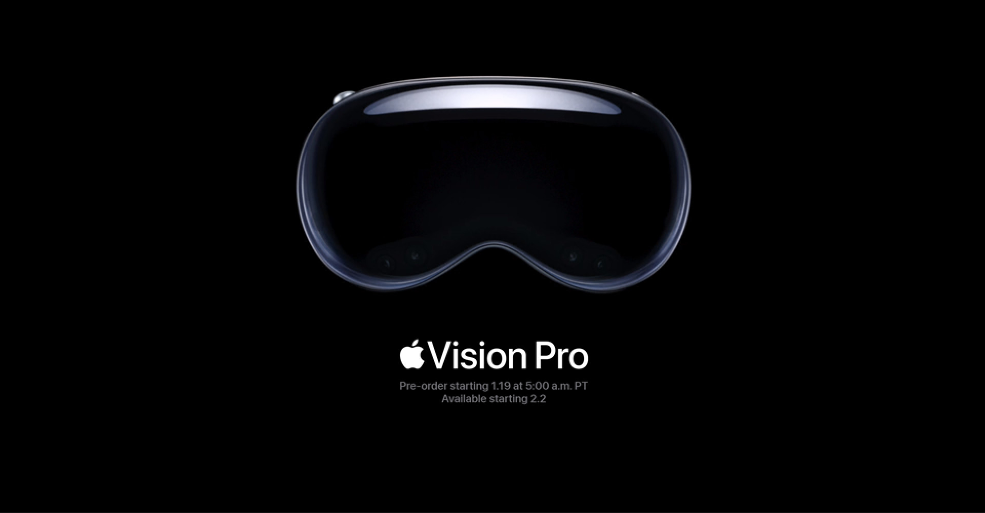 Apple Vision Pro launches February 2, pre-orders start January 19!
