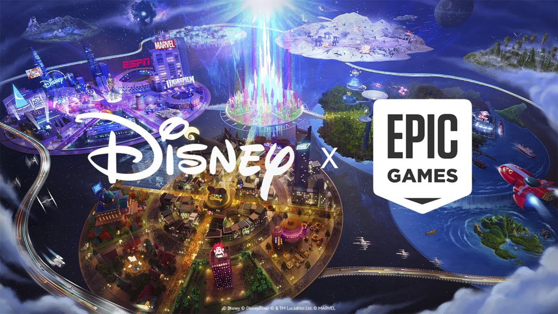 迪士尼以 15 亿美元收购 Epic Games 股份，并且将打造与《FORTNITE》相关的全新迪士尼游戏！