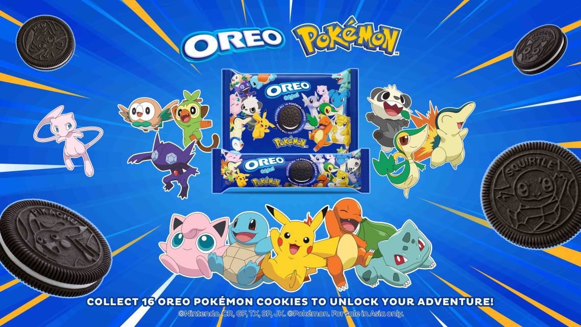 OREO collaborates with Pokémon for brand-new limited edition cookies!