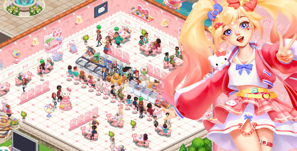 全民来开 Cafe 咯喂！最新爆款手游《Hello Cafe》现已正式登陆新马啦！