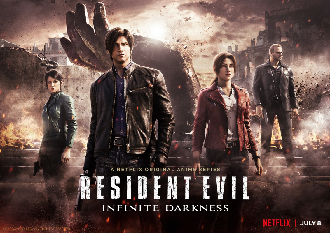 Netflix CG 动画《Resident Evil: Infinite Darkness》释出最新宣传预告片，确定将在 7 月 8 日放送开始。