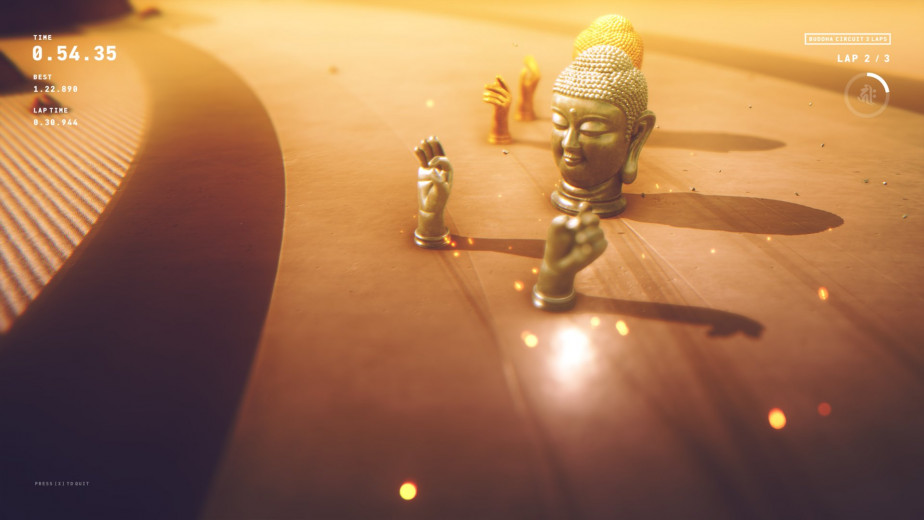 超 High 的佛系竞速游戏《Buddha Go》宣布将在 2021 年夏季发售，登陆 Steam / iOS 平台。