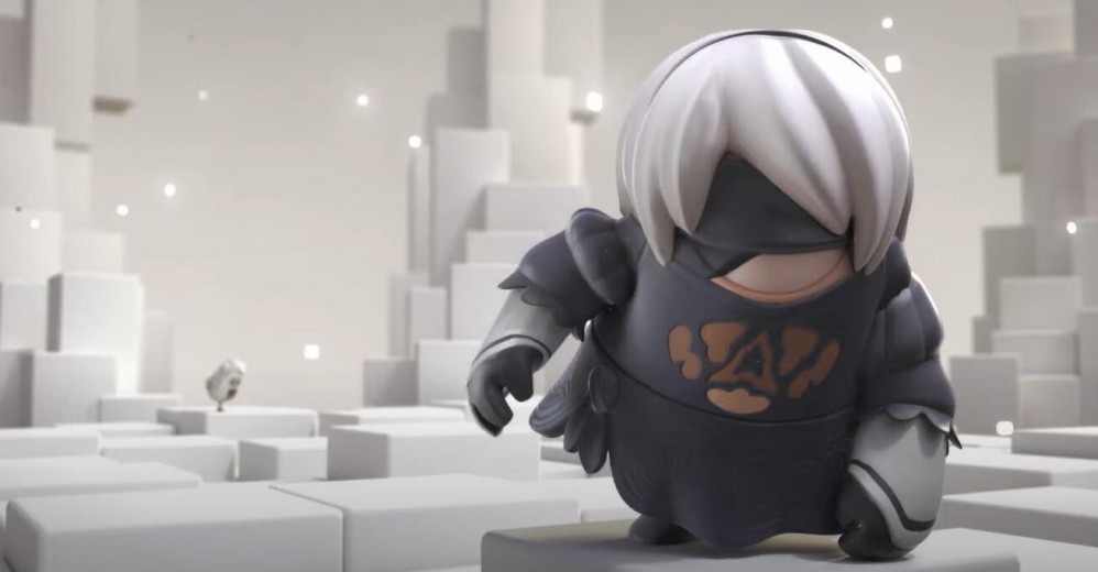 E32021：《Fall Guys: Ultimate Knockout》宣布将联动《NieR:Automata》，推出 2B 造型外观，预定 6 月 18 日上线！