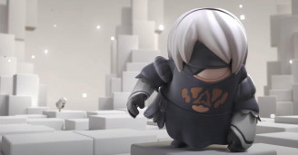E32021：《Fall Guys: Ultimate Knockout》宣布将联动《NieR:Automata》，推出 2B 造型外观，预定 6 月 18 日上线！