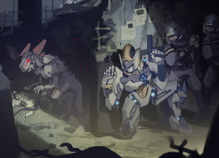 《Fight of Animals》开发商公开全新格斗游戏《Fight of Steel:Infinity Warrior》，主打“极度自由”可以客制化角色战斗招式！