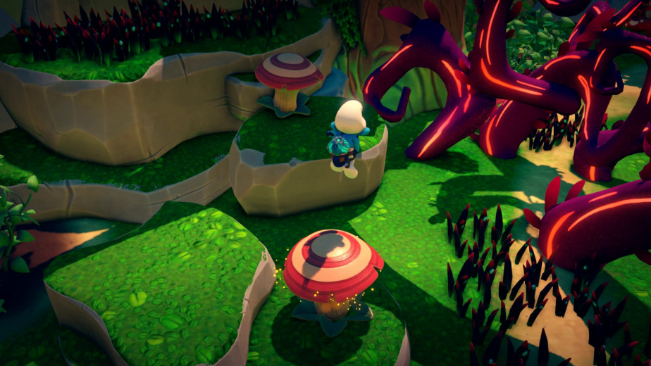 以《The Smurfs》为主题的游戏作品《The Smurfs: Mission Vileaf》正式发表，预定今年 10 月份推出！