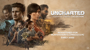 《Uncharted: Legacy of Thieves Collection》正式公布，预定将在 2022 年初发售，登陆 PS5 / PC 平台。