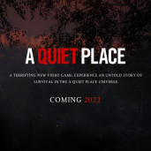 人气电影《A Quiet Place》正式宣布将推出改编游戏作品，预定将在 2022 年正式发售，登陆平台还未定。