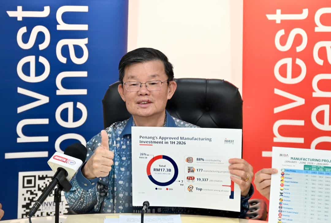 Penang Leads Malaysia with RM17.3b Manufacturing Investments
