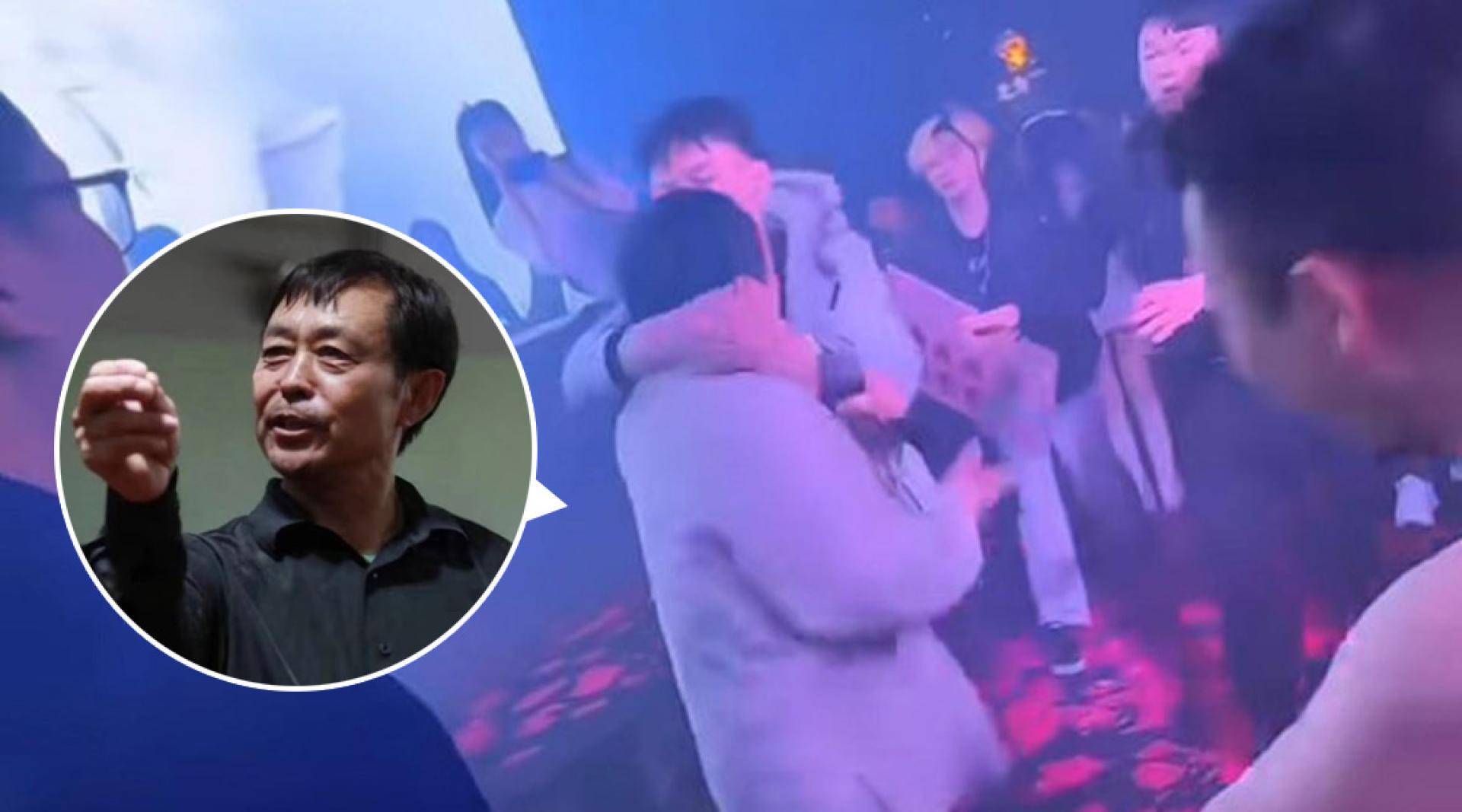 中国太极拳师马保国近年转战夜店，日前在一场表演中，遭到一名年轻人突袭。