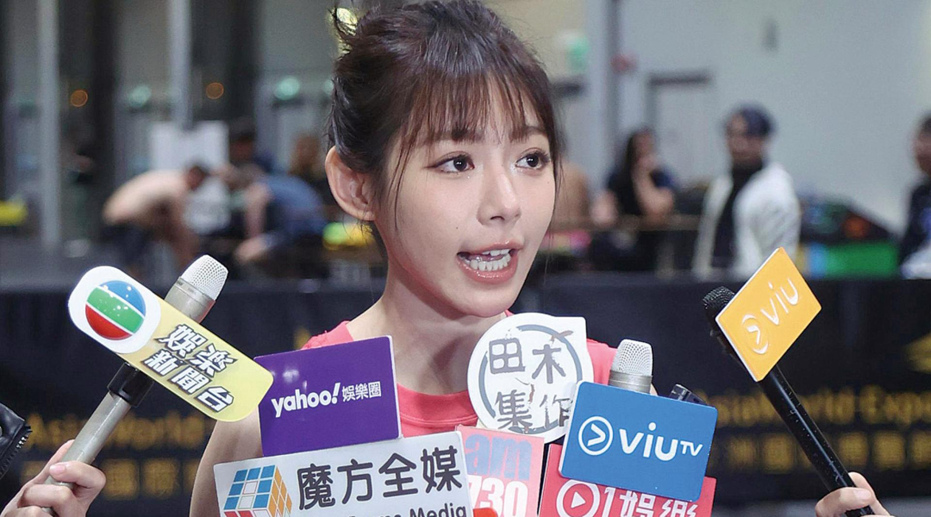 林明祯出席代言活动。