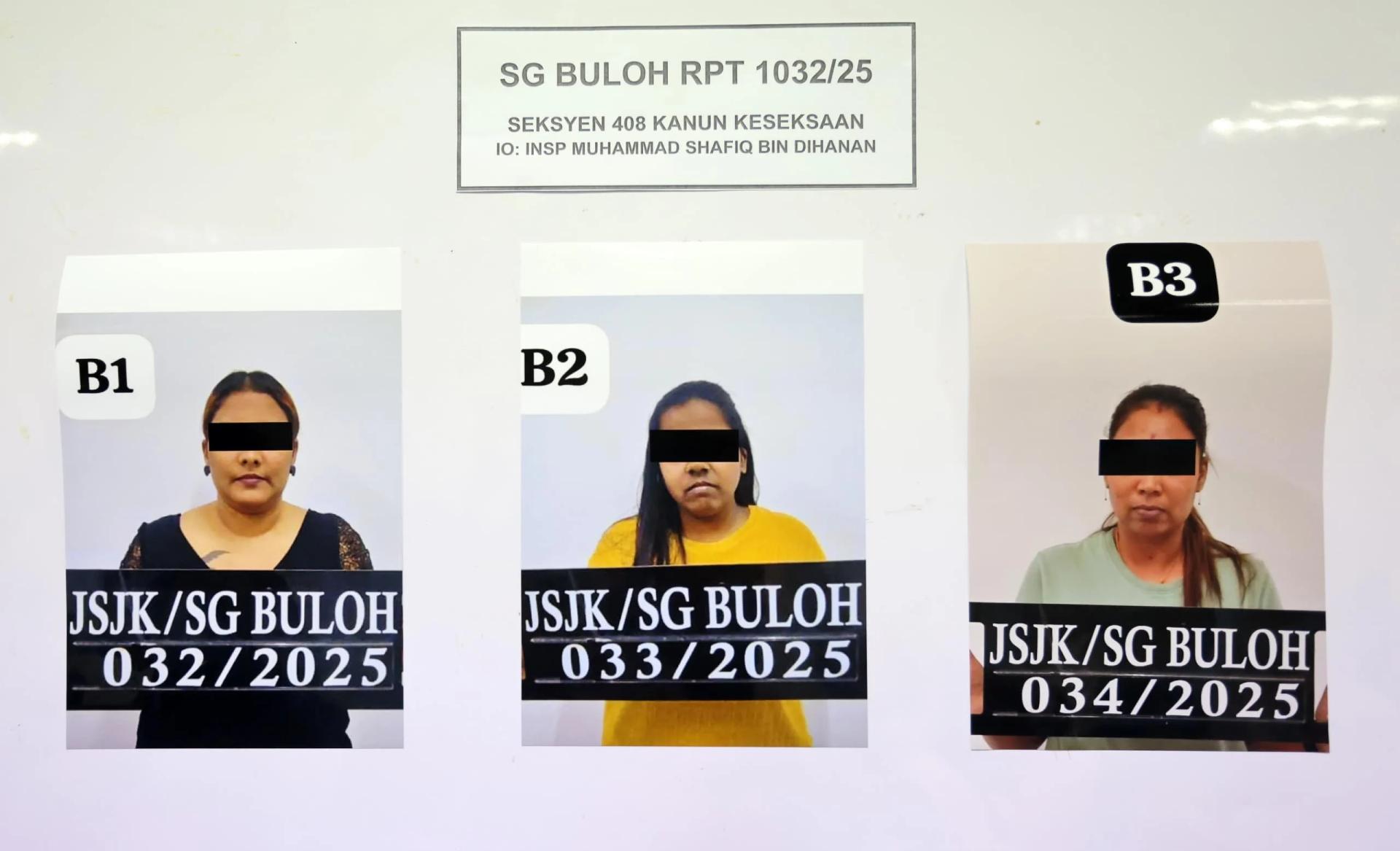 警方案发后拘留3名涉案女子助查，其中两人已面控，还有一人被转为控方证人。