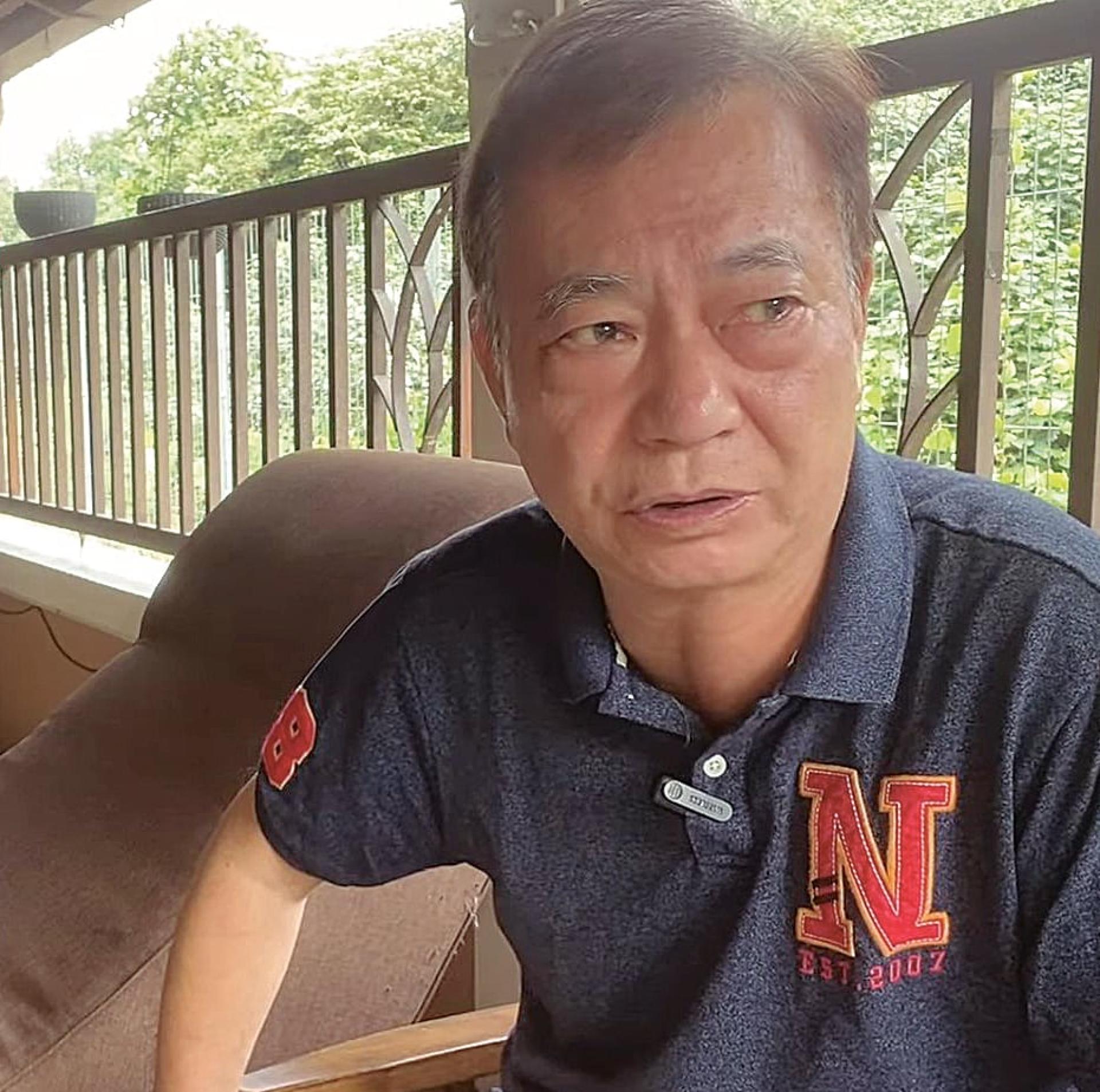 廖伟雄分享中风经历。