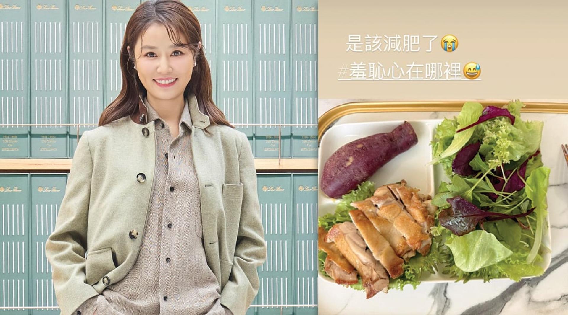 林心如日前出席时尚活动，穿搭被网酸。（右）林心如以幽默态度回应酸民，展现高EQ。