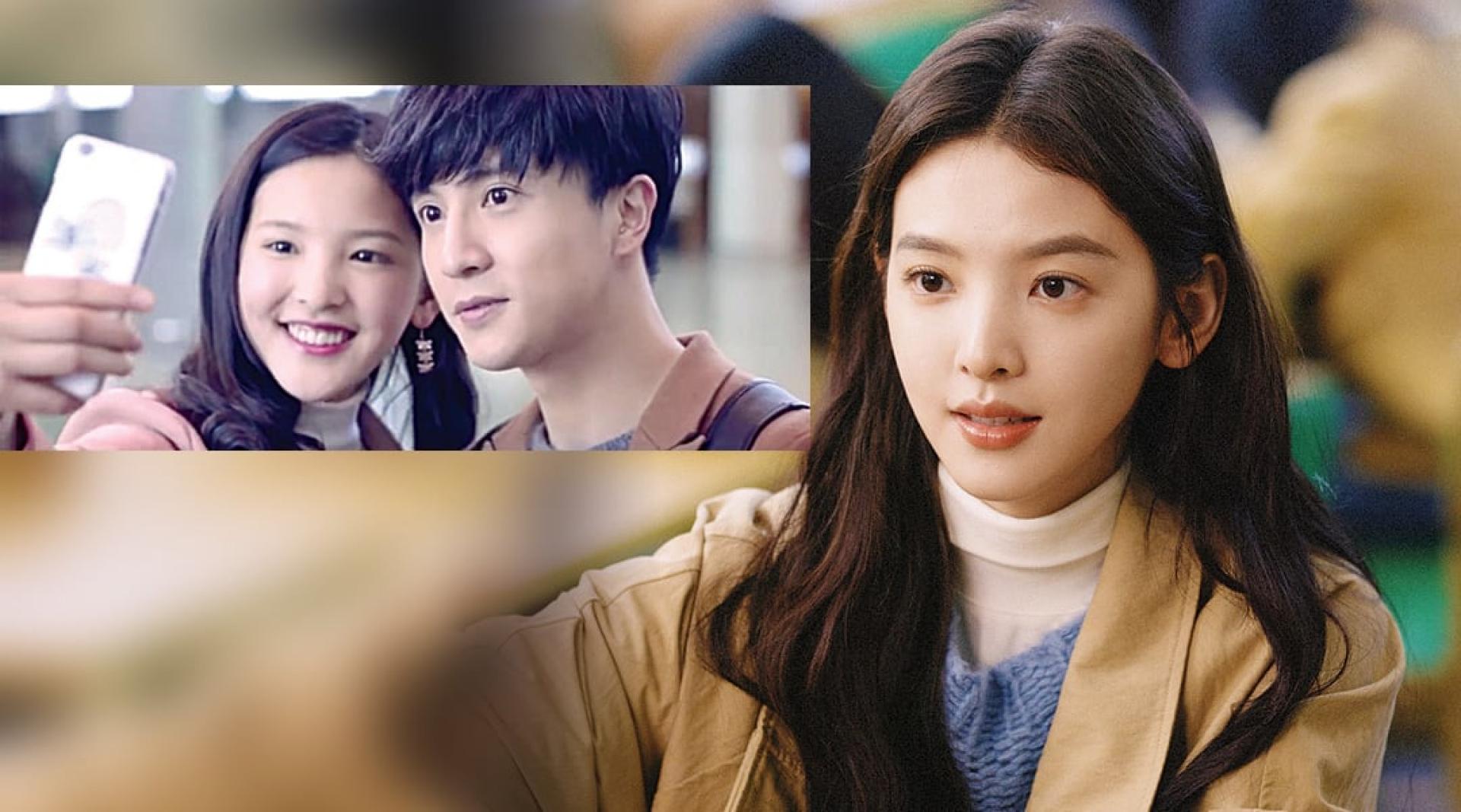 章若楠被形容“初恋脸”，演出《难哄》人气大涨。（小图）章若楠刚出道拍的广告片被网友挖出。
