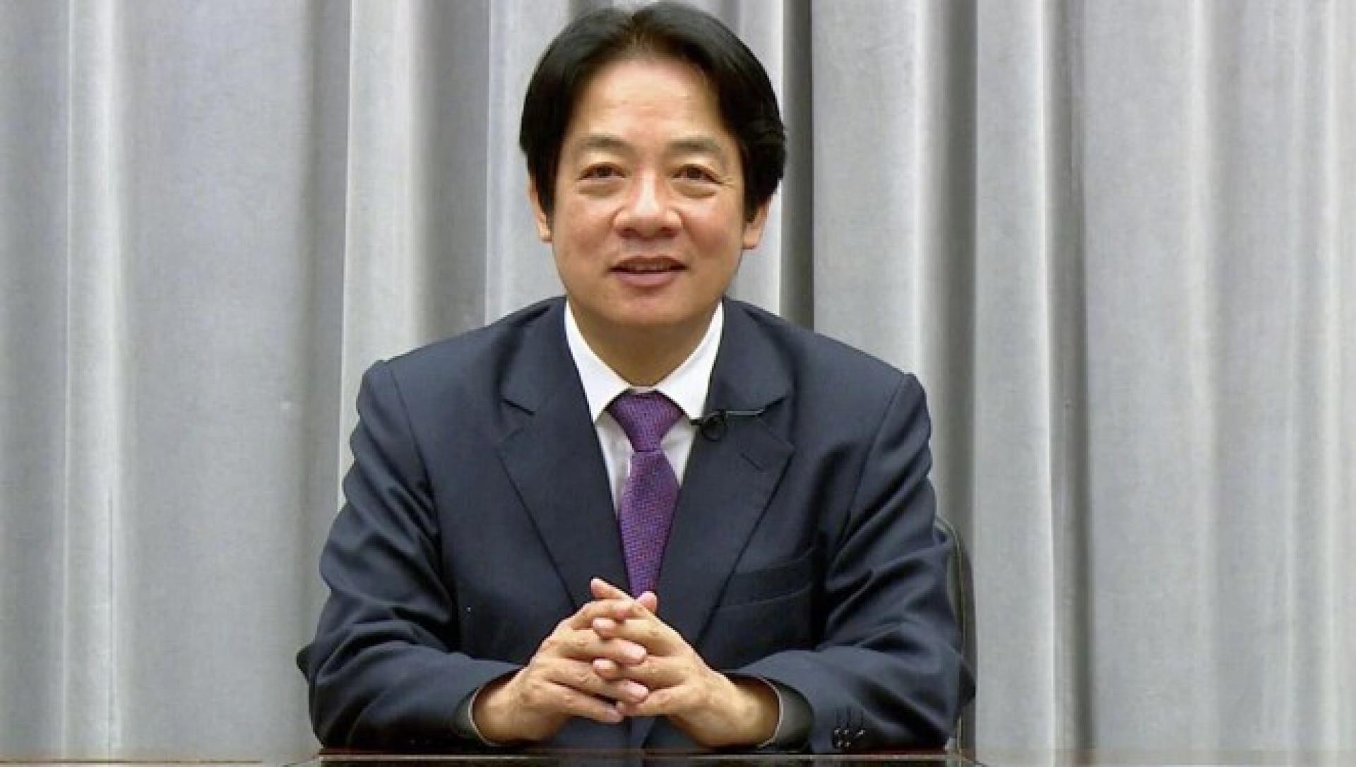陈斌华称，赖清德（图）所谓的“和平之路”，是把台湾一步步推向兵凶战危的自绝之路。