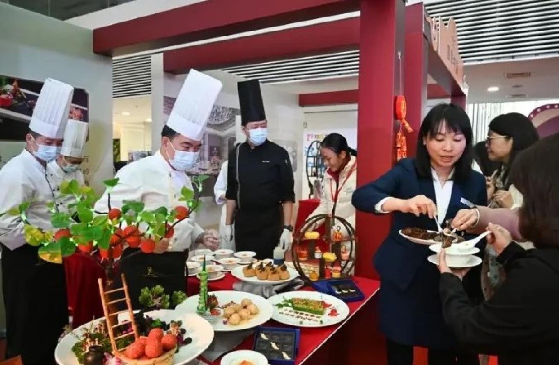 “食在广州”品牌发布会活动。（图：中新社）