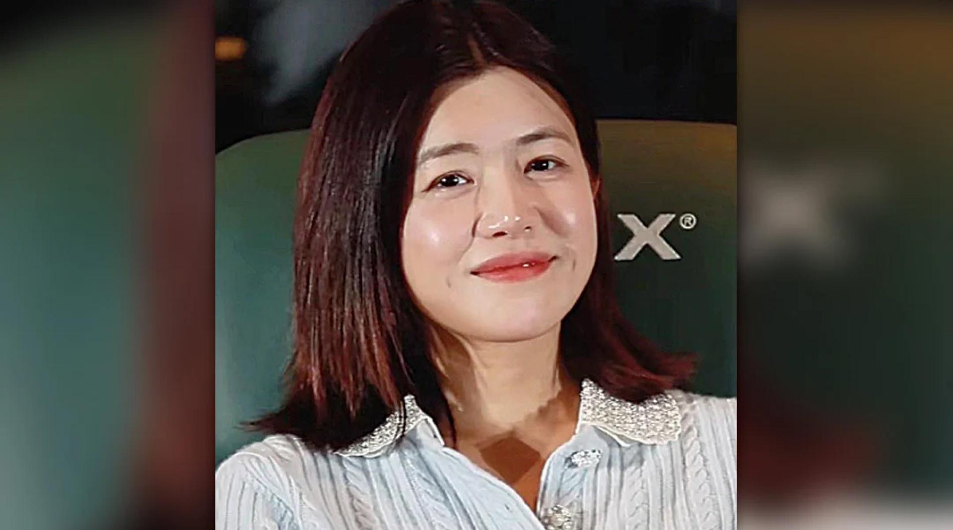陈妍希被捕捉满脸油光、脸型圆润。